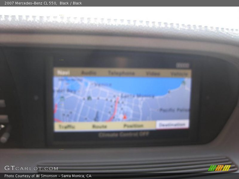 Black / Black 2007 Mercedes-Benz CL 550