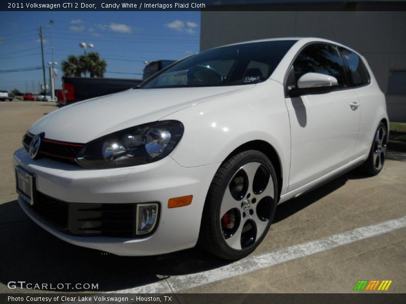 Candy White / Interlagos Plaid Cloth 2011 Volkswagen GTI 2 Door
