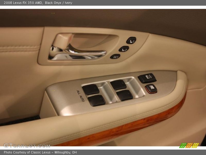 Black Onyx / Ivory 2008 Lexus RX 350 AWD