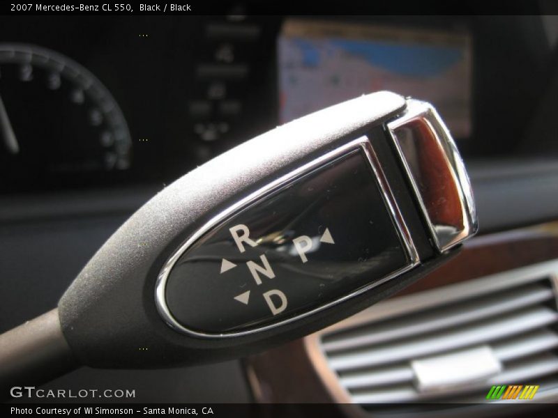 Black / Black 2007 Mercedes-Benz CL 550