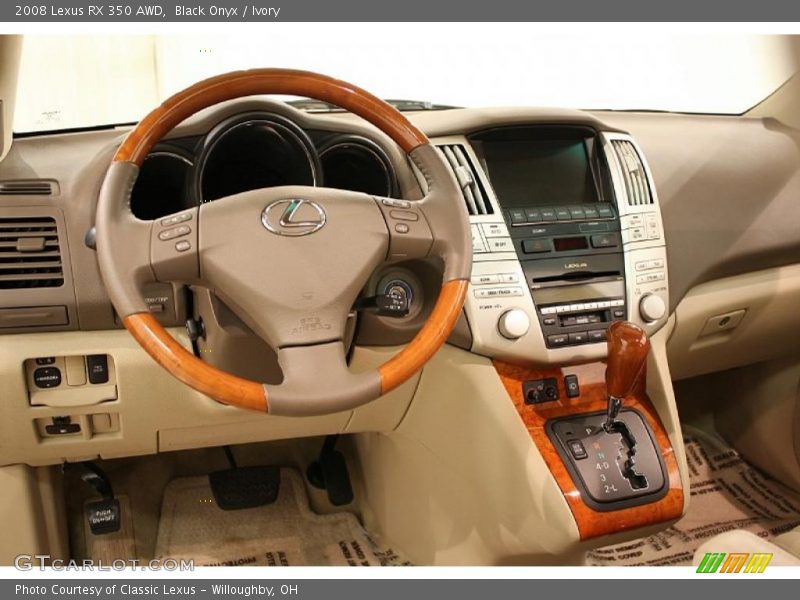 Black Onyx / Ivory 2008 Lexus RX 350 AWD
