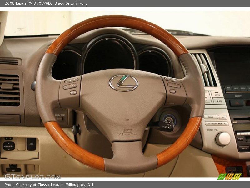 Black Onyx / Ivory 2008 Lexus RX 350 AWD