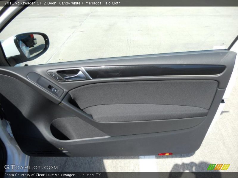 Candy White / Interlagos Plaid Cloth 2011 Volkswagen GTI 2 Door