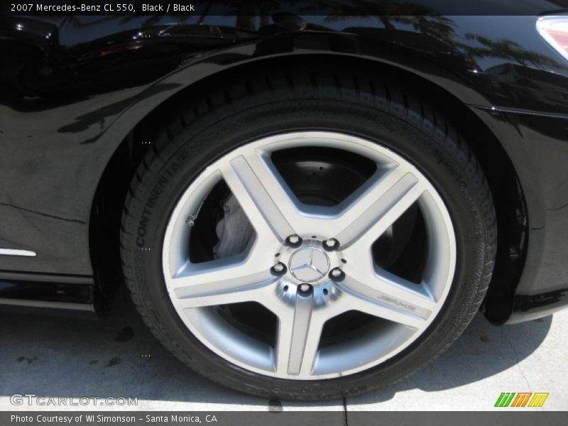 Black / Black 2007 Mercedes-Benz CL 550