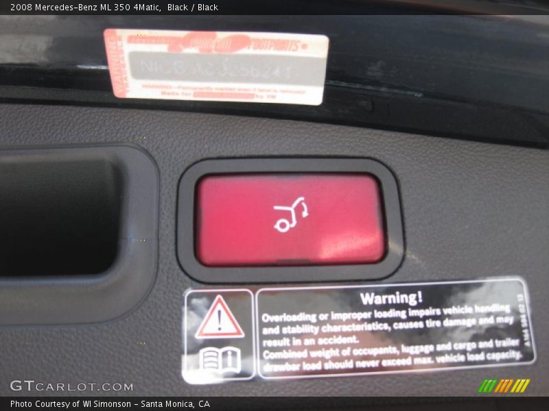 Black / Black 2008 Mercedes-Benz ML 350 4Matic