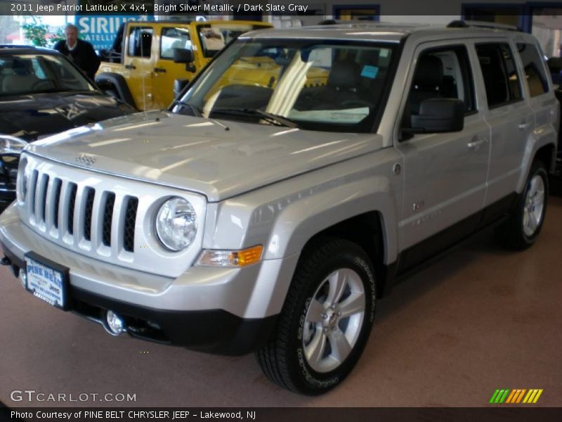 Bright Silver Metallic / Dark Slate Gray 2011 Jeep Patriot Latitude X 4x4