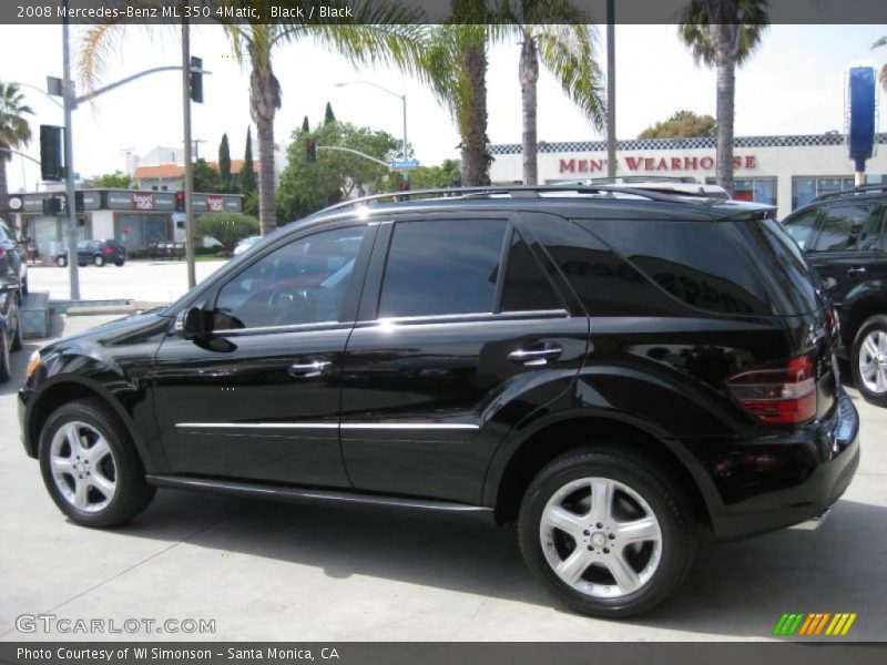 Black / Black 2008 Mercedes-Benz ML 350 4Matic