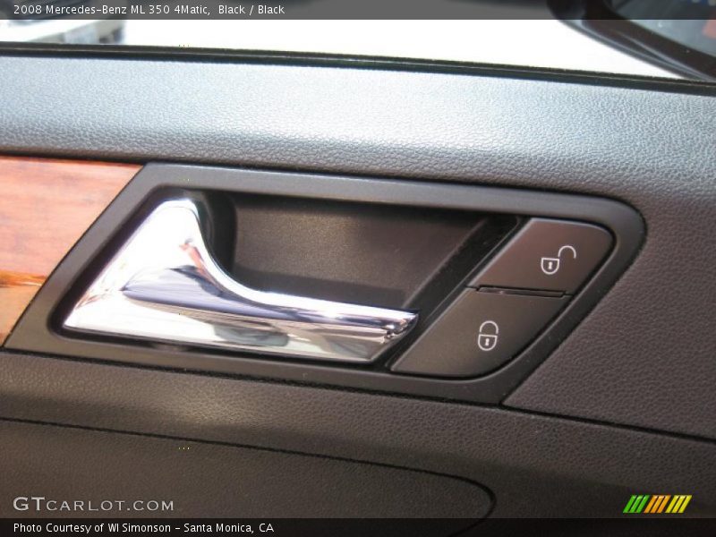 Black / Black 2008 Mercedes-Benz ML 350 4Matic