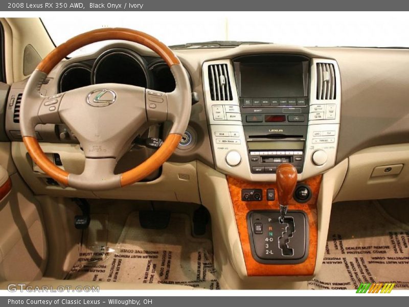 Black Onyx / Ivory 2008 Lexus RX 350 AWD