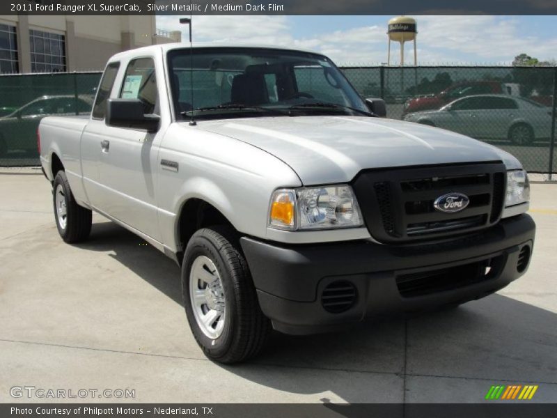 Silver Metallic / Medium Dark Flint 2011 Ford Ranger XL SuperCab