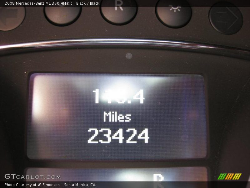 Black / Black 2008 Mercedes-Benz ML 350 4Matic