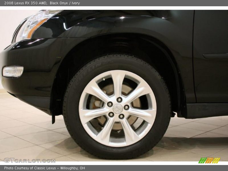Black Onyx / Ivory 2008 Lexus RX 350 AWD