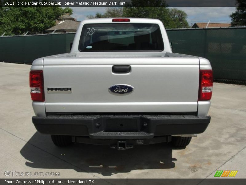 Silver Metallic / Medium Dark Flint 2011 Ford Ranger XL SuperCab