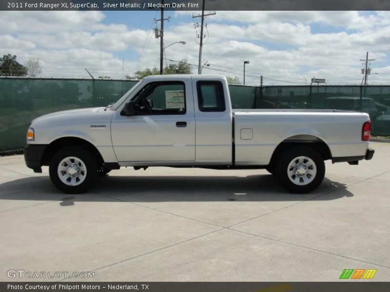 Silver Metallic / Medium Dark Flint 2011 Ford Ranger XL SuperCab