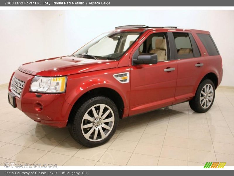 Rimini Red Metallic / Alpaca Beige 2008 Land Rover LR2 HSE