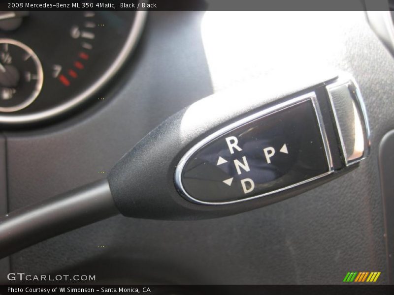 Black / Black 2008 Mercedes-Benz ML 350 4Matic