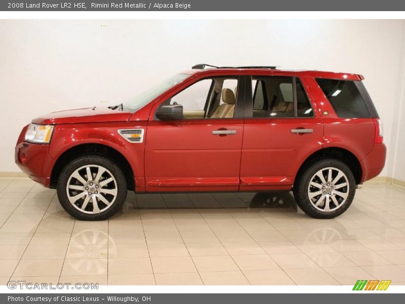 Rimini Red Metallic / Alpaca Beige 2008 Land Rover LR2 HSE