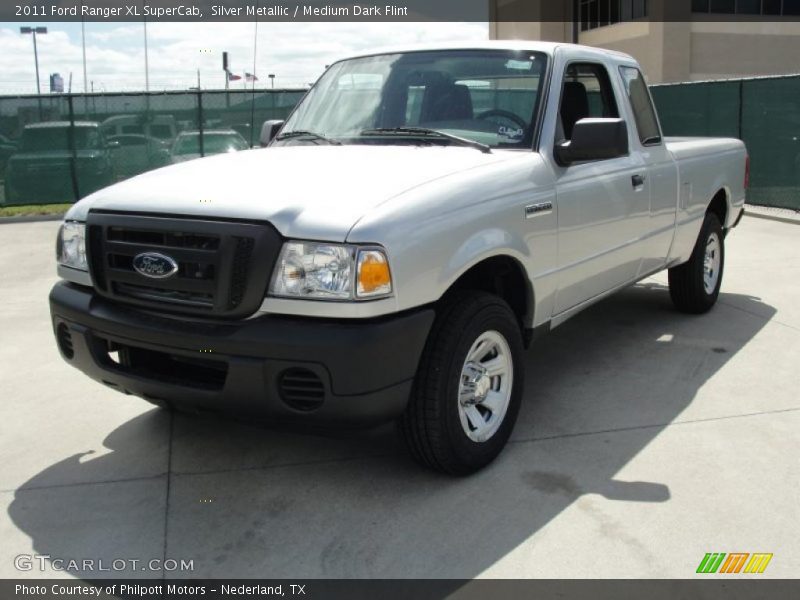 Silver Metallic / Medium Dark Flint 2011 Ford Ranger XL SuperCab