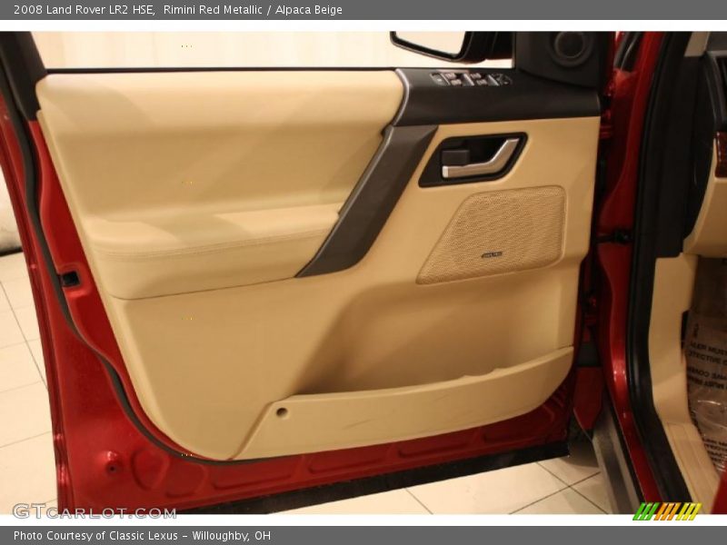 Rimini Red Metallic / Alpaca Beige 2008 Land Rover LR2 HSE
