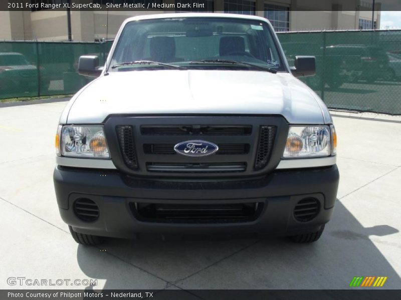 Silver Metallic / Medium Dark Flint 2011 Ford Ranger XL SuperCab