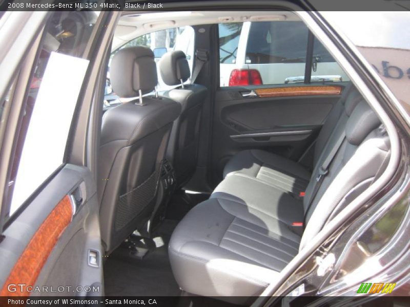 Black / Black 2008 Mercedes-Benz ML 350 4Matic