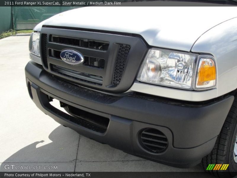 Silver Metallic / Medium Dark Flint 2011 Ford Ranger XL SuperCab