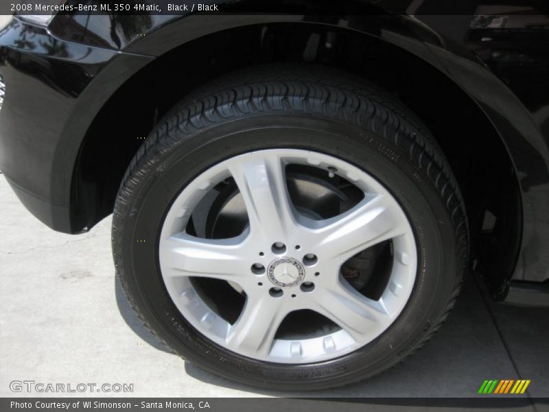 Black / Black 2008 Mercedes-Benz ML 350 4Matic