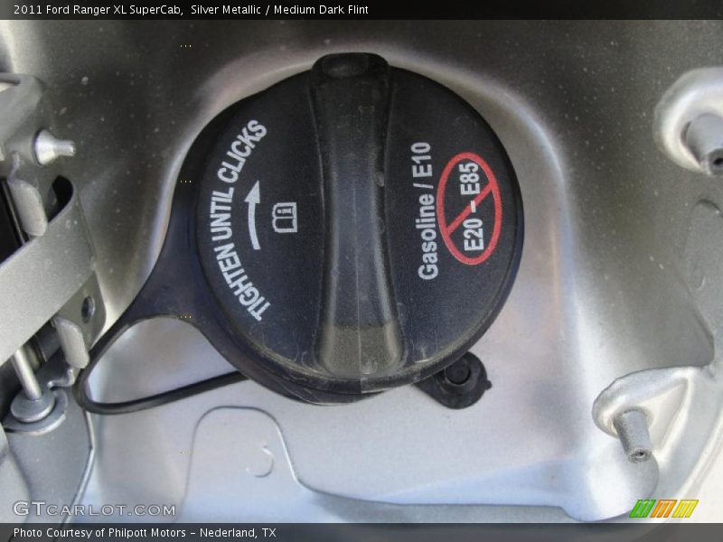 Silver Metallic / Medium Dark Flint 2011 Ford Ranger XL SuperCab