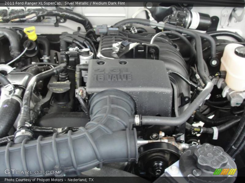 Silver Metallic / Medium Dark Flint 2011 Ford Ranger XL SuperCab