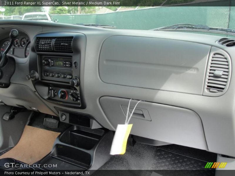 Silver Metallic / Medium Dark Flint 2011 Ford Ranger XL SuperCab