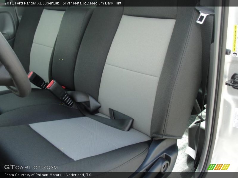Silver Metallic / Medium Dark Flint 2011 Ford Ranger XL SuperCab