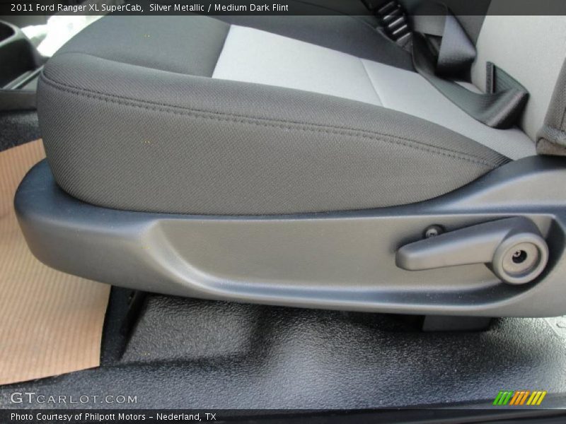 Silver Metallic / Medium Dark Flint 2011 Ford Ranger XL SuperCab