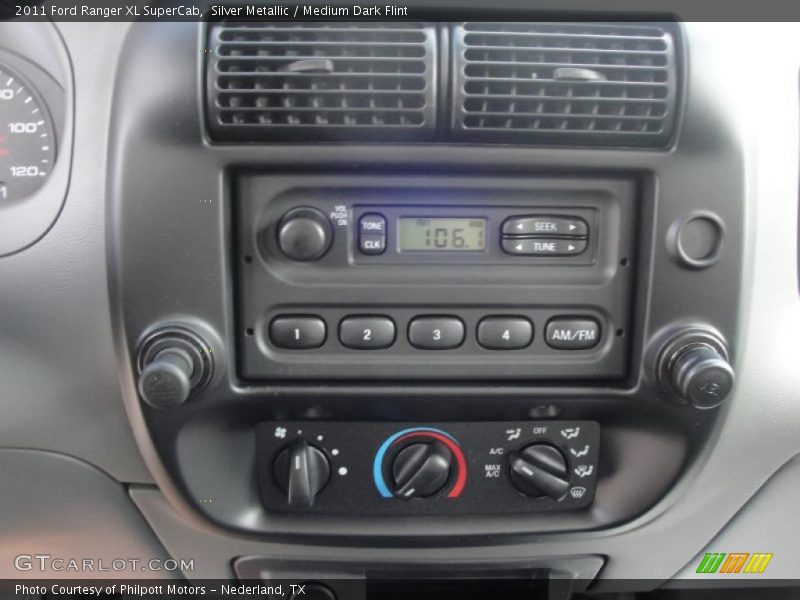 Silver Metallic / Medium Dark Flint 2011 Ford Ranger XL SuperCab