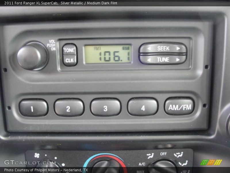 Silver Metallic / Medium Dark Flint 2011 Ford Ranger XL SuperCab
