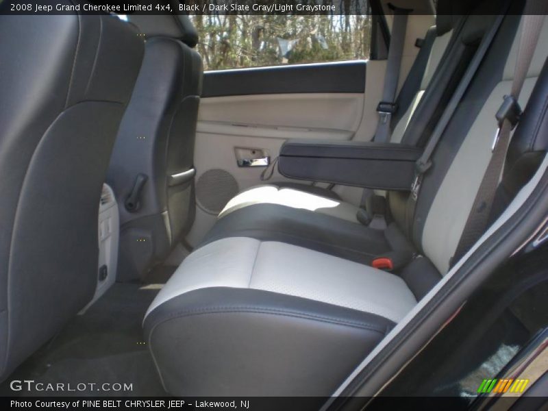 Black / Dark Slate Gray/Light Graystone 2008 Jeep Grand Cherokee Limited 4x4