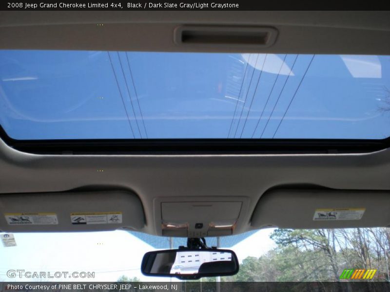 Black / Dark Slate Gray/Light Graystone 2008 Jeep Grand Cherokee Limited 4x4