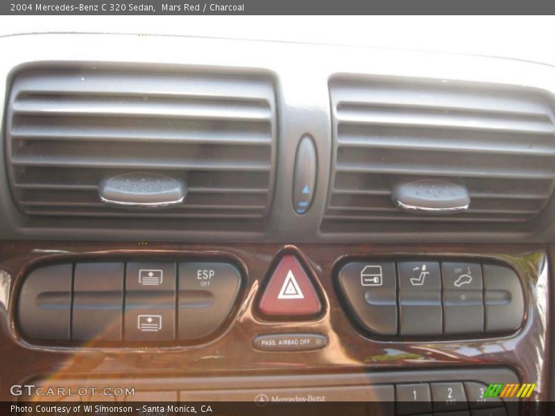Mars Red / Charcoal 2004 Mercedes-Benz C 320 Sedan