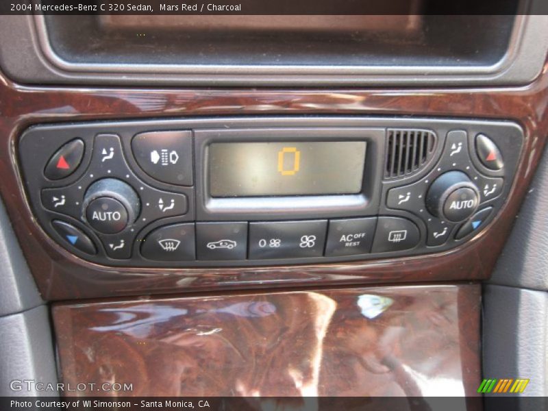 Mars Red / Charcoal 2004 Mercedes-Benz C 320 Sedan
