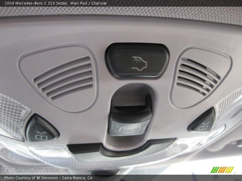 Mars Red / Charcoal 2004 Mercedes-Benz C 320 Sedan
