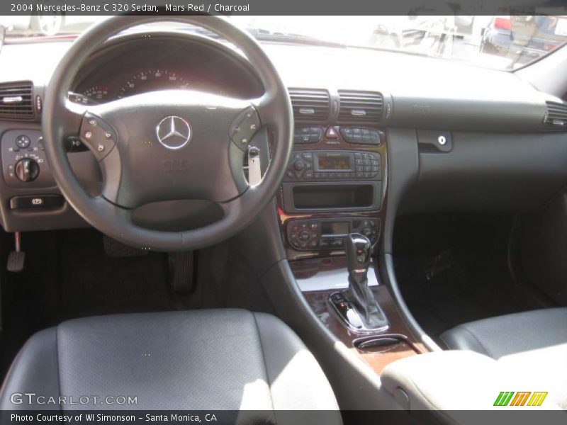 Mars Red / Charcoal 2004 Mercedes-Benz C 320 Sedan