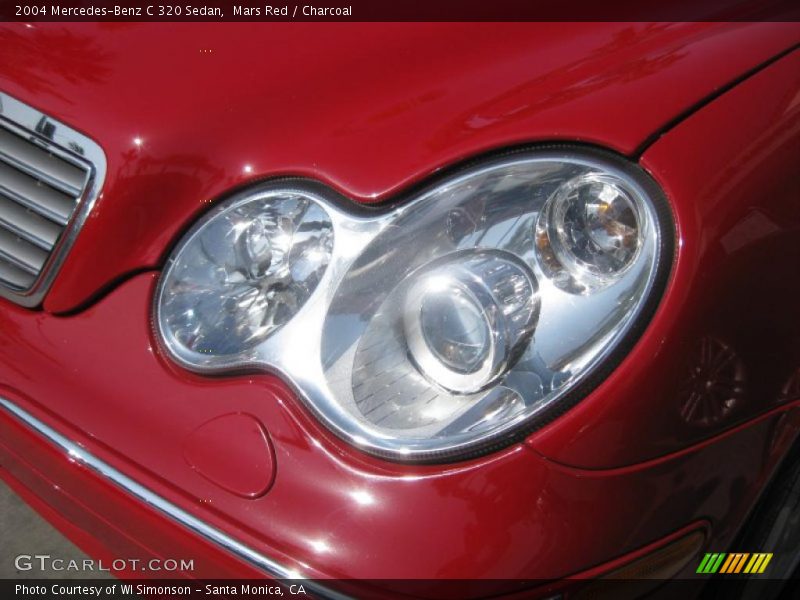 Mars Red / Charcoal 2004 Mercedes-Benz C 320 Sedan