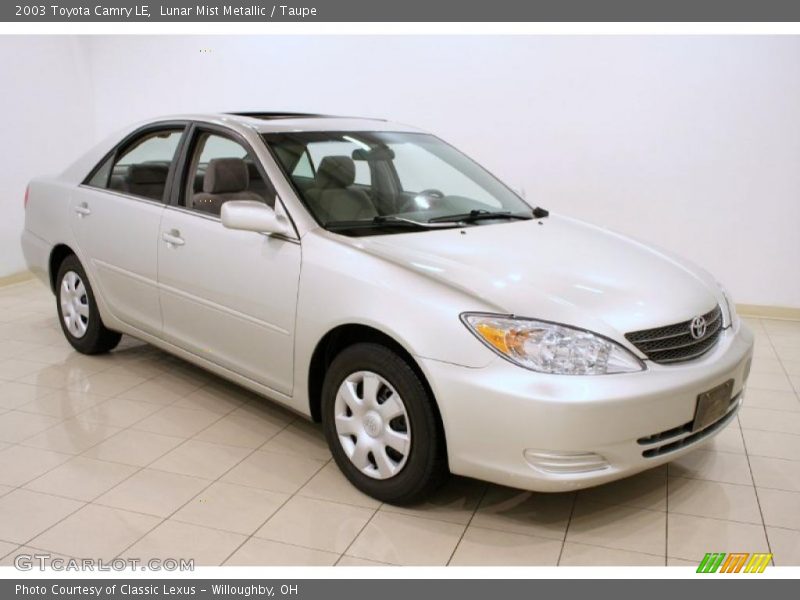 Lunar Mist Metallic / Taupe 2003 Toyota Camry LE