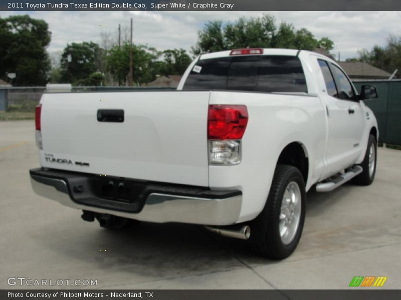 Super White / Graphite Gray 2011 Toyota Tundra Texas Edition Double Cab