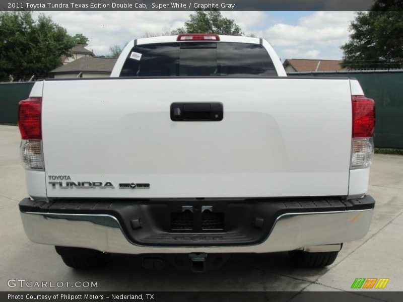 Super White / Graphite Gray 2011 Toyota Tundra Texas Edition Double Cab