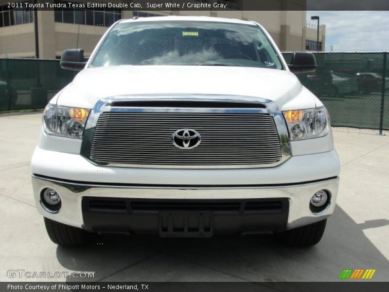 Super White / Graphite Gray 2011 Toyota Tundra Texas Edition Double Cab