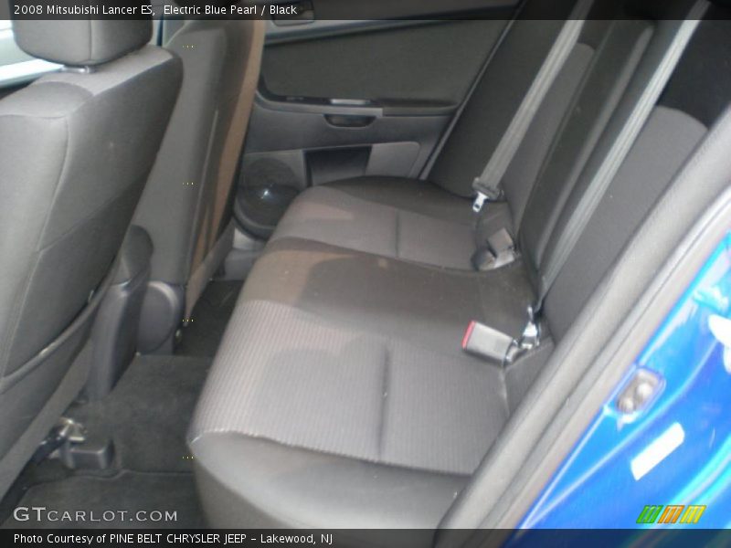 Electric Blue Pearl / Black 2008 Mitsubishi Lancer ES
