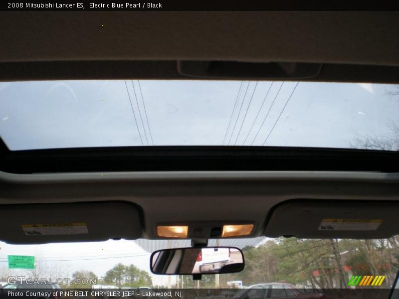 Electric Blue Pearl / Black 2008 Mitsubishi Lancer ES