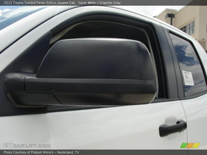 Super White / Graphite Gray 2011 Toyota Tundra Texas Edition Double Cab