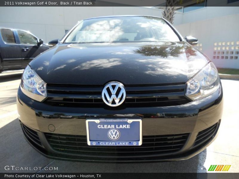 Black / Titan Black 2011 Volkswagen Golf 4 Door