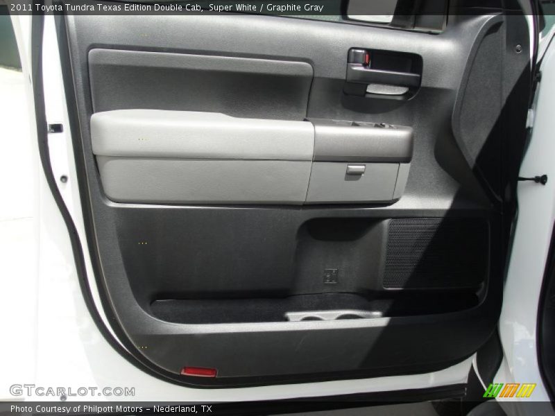 Super White / Graphite Gray 2011 Toyota Tundra Texas Edition Double Cab
